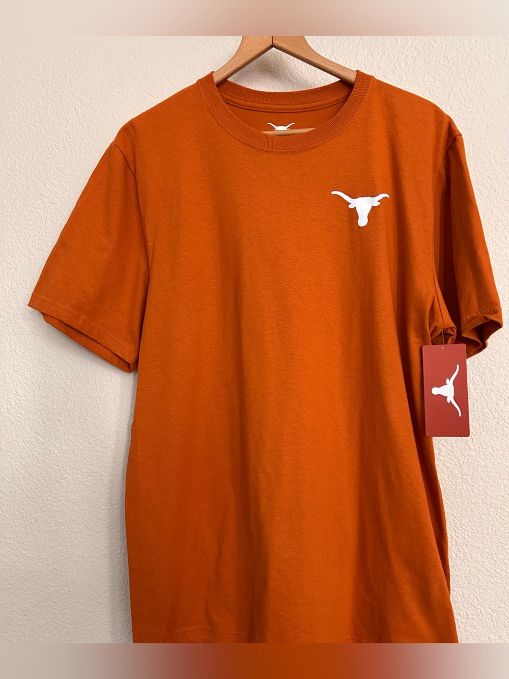 NWT Authentic Apparel "We Are Texas" Men's Texas Longhorns  t-shirt L Orange